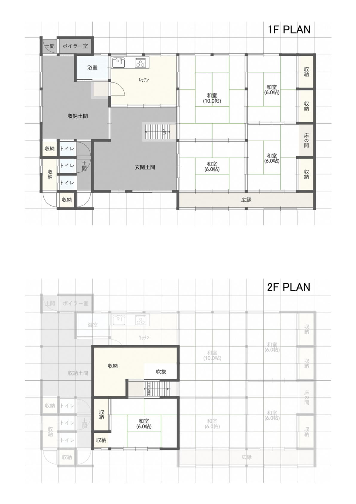 Floor plan for Wood house near the coast in Ine, Kyoto