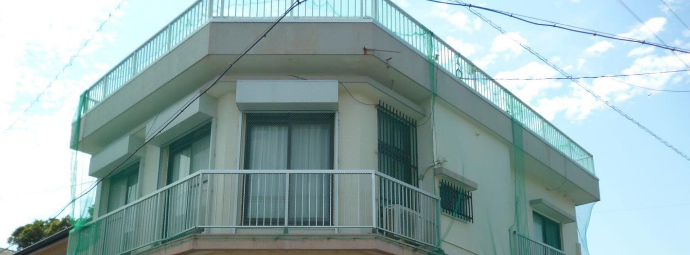 1960s concrete house in Hamada, Ichikikushikino