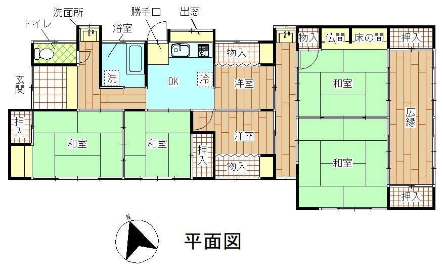 1960s wood house, 8-min walk to station, Oita
