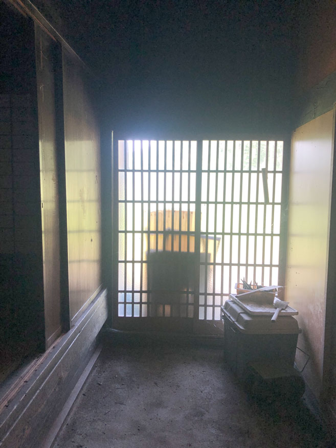 Wood house with storehouses in Miyama, Nantan
