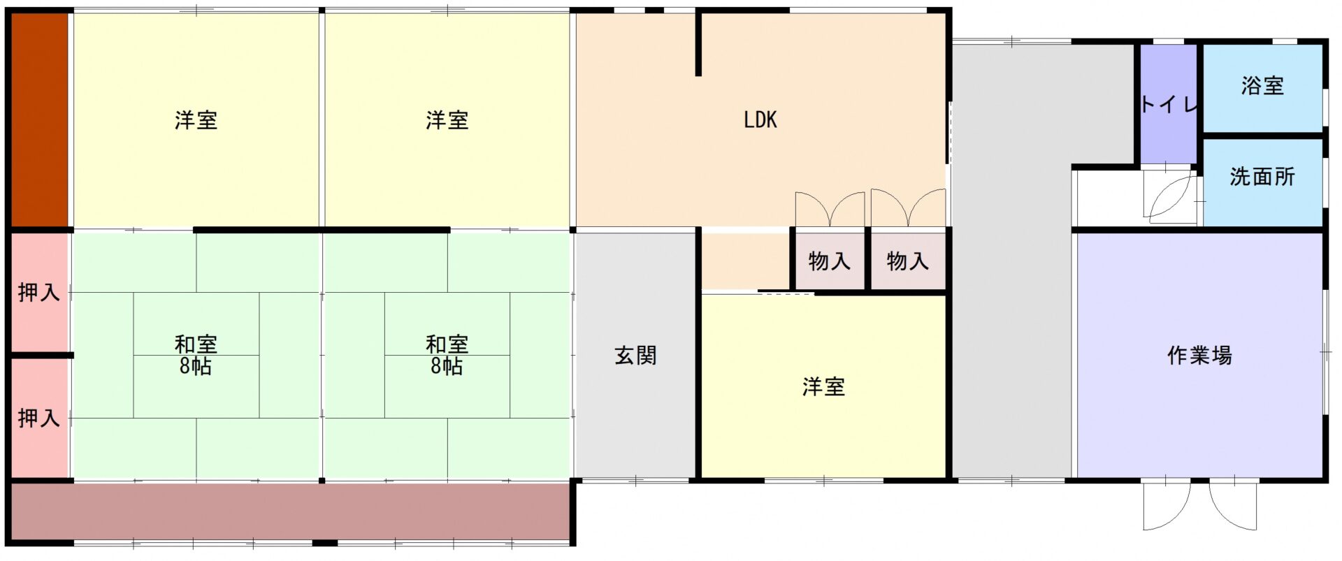 Floor plan for Wood house, 13-min walk to station, Ayabe, Kyoto