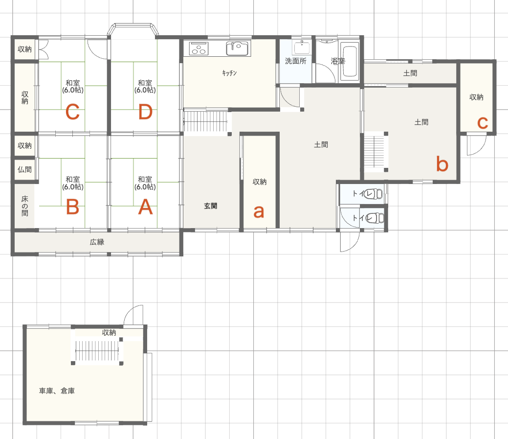 Floor plan for Wood house in Ine, Kyoto, farmland, approval needed