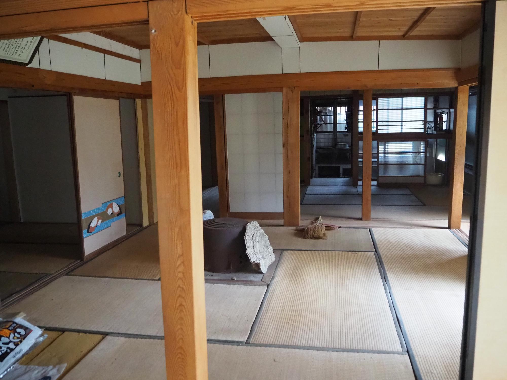 1960s wood house with outbuildings in Tokushima