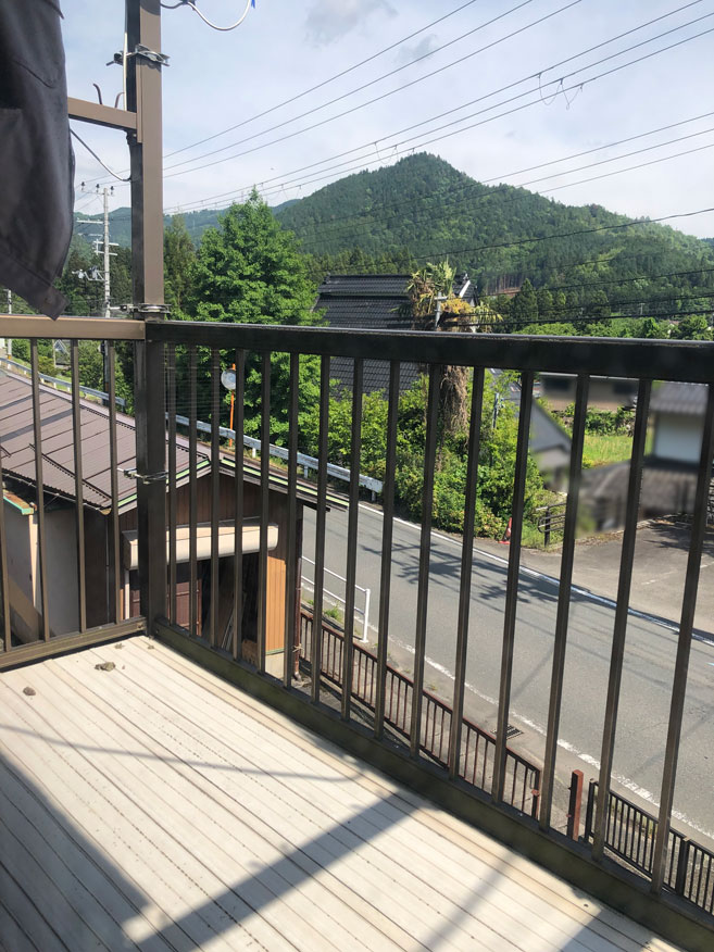 1980s wood house with outbuildings in Miyama, Nantan