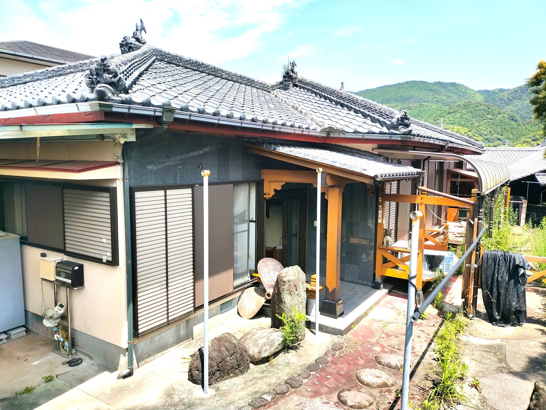 Wood house in Uchinoura, Kimotsuki