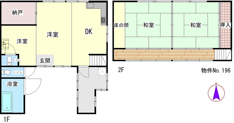 Floor plan for Property No. 196