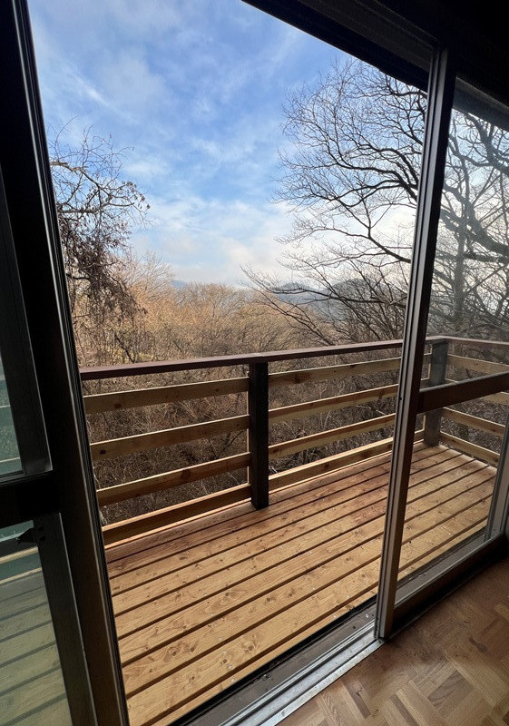 Wood house on a large plot in Nagano
