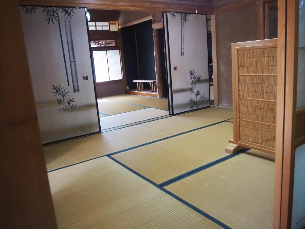 1970s wood house with outbuildings in Tokushima