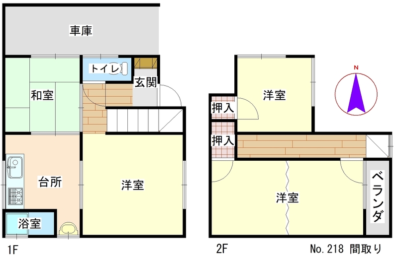 Floor plan for Property No. 218