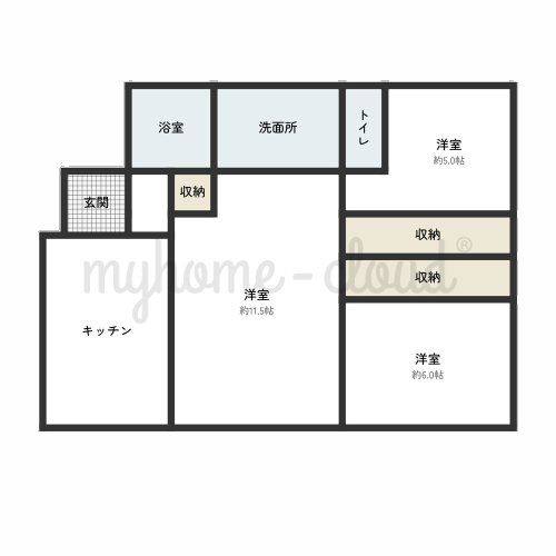 Floor plan for Wood house in Chiran, Minamikyushu