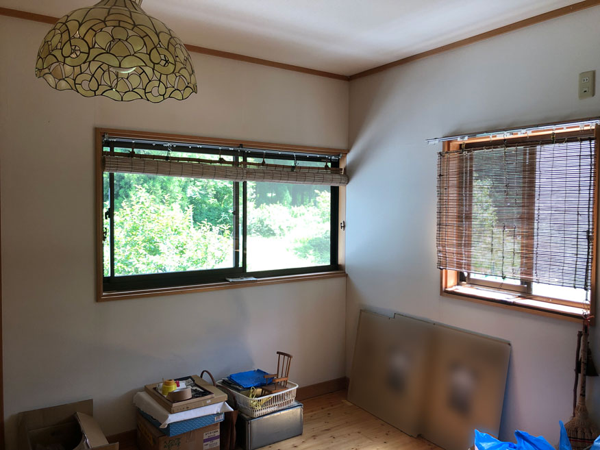 2000s wood house on a large plot in Miyama, Nantan