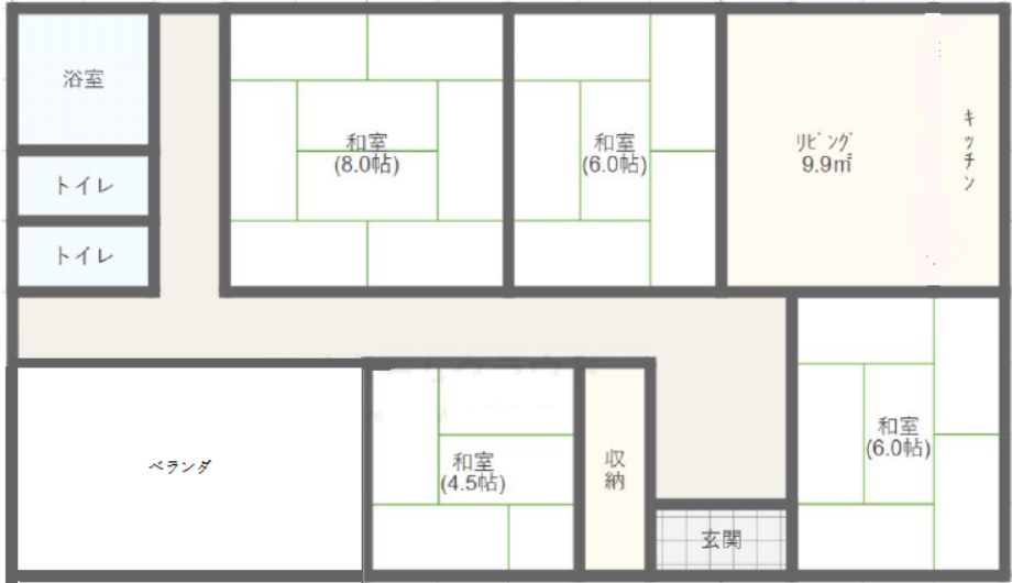 Floor plan for House in Miyazaki