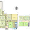 Floor plan for 1980s wood house in Gose