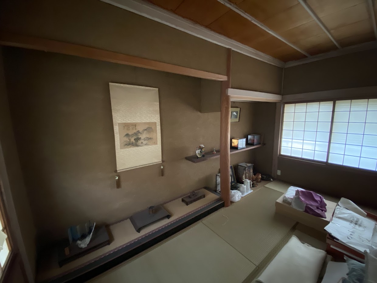 Floor plan for 1940s wood house on a large plot in Toyama