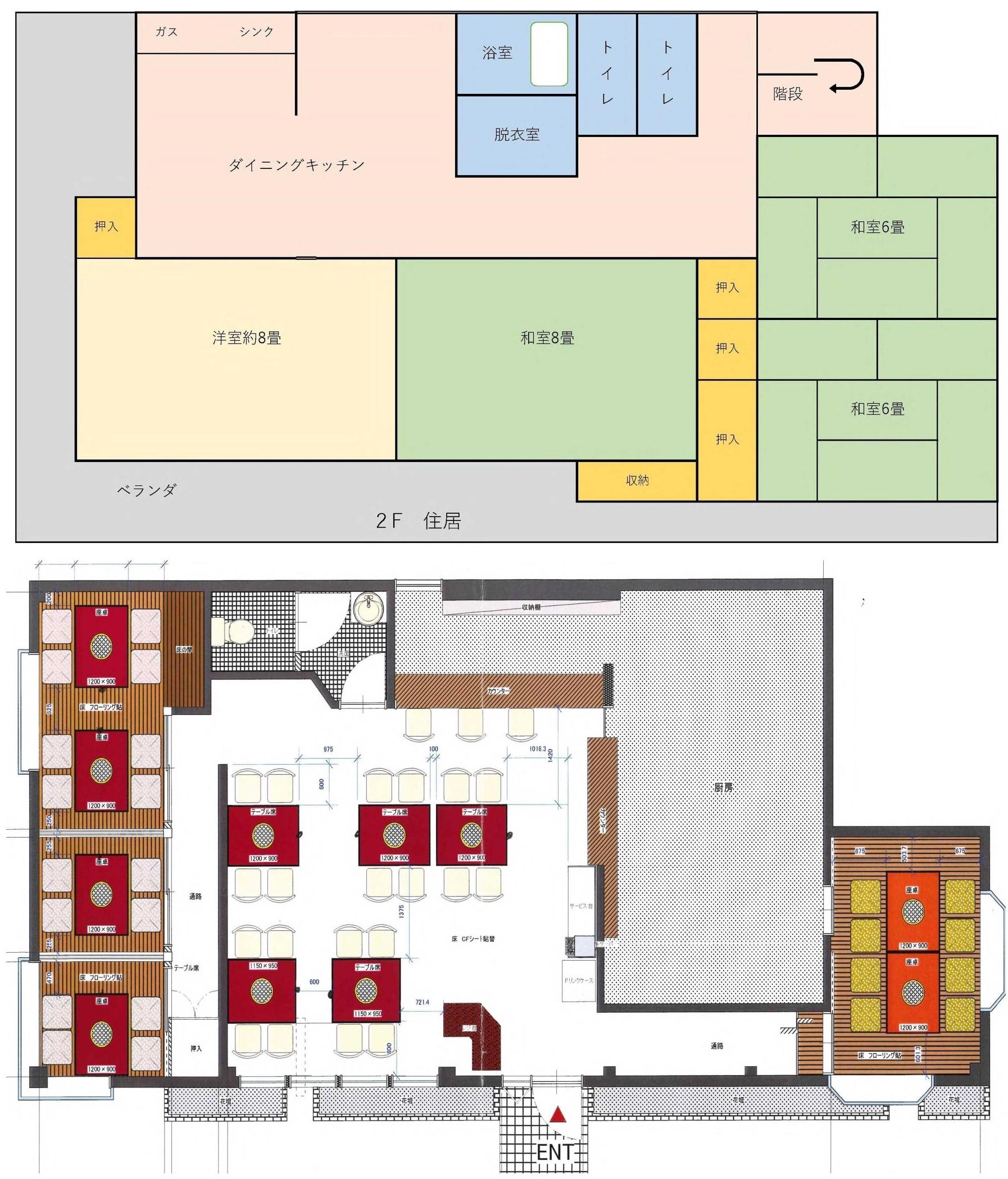 Floor plan for 1980s steel-frame house, 4-min walk to station, Miyazaki