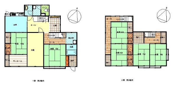 Floor plan for Many rooms and spacious garden. Day-use hot spring facility nearby; enjoy hot springs anytime with ease.