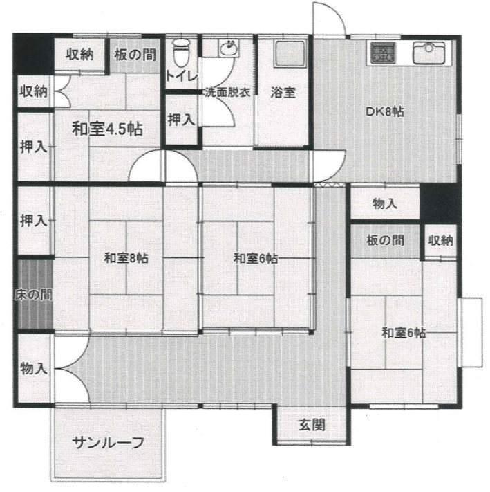 Floor plan for Price Reduced! Further Negotiation Possible ◎ Prime location with bus and supermarket within 5-minute walk