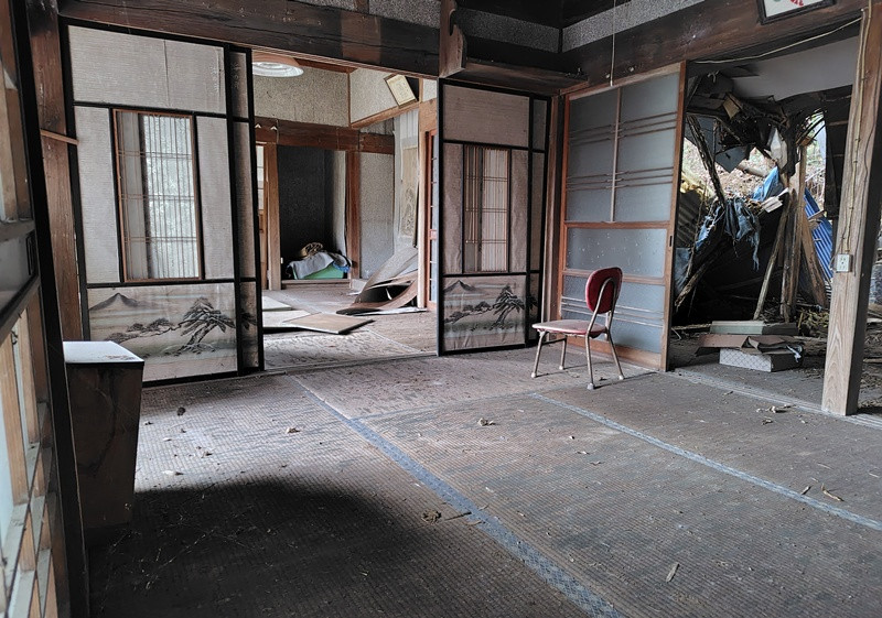 Wood house on a large plot in Minamishimabara, Nagasaki