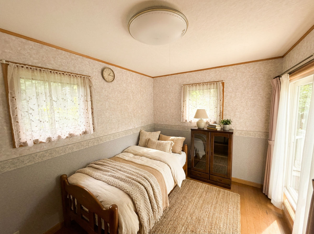 2000s wood house on a large plot in Nagano