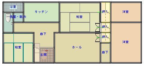 Floor plan for House in Kochi