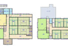 Floor plan for Spacious residence in a quiet, convenient residential neighborhood. Ample parking is an added charm.