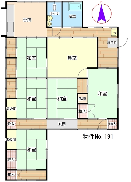 Floor plan for Empty home in Japan