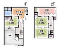 Floor plan for Registration No. 385 [Sale] Kamioka Town Center 500,000 yen