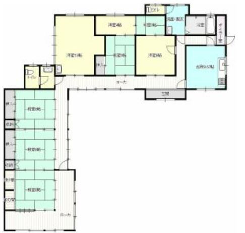 Floor plan for Empty home in Japan