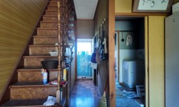 1970s wood house with outbuildings in Niigata