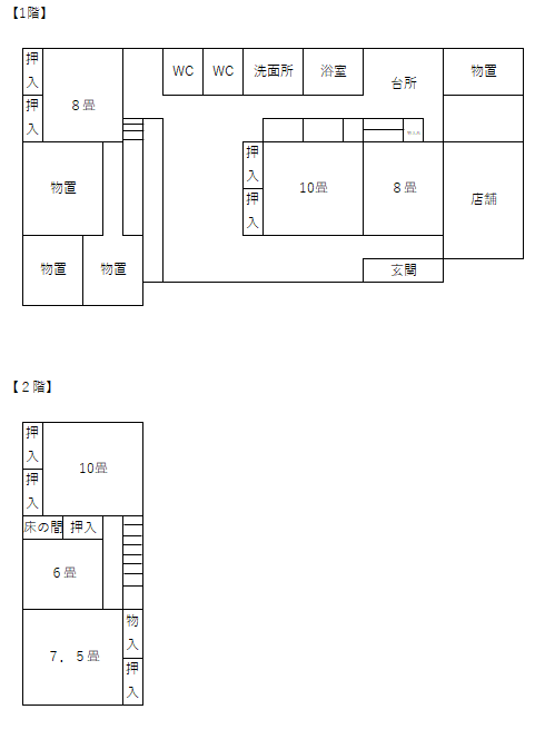 Floor plan for Empty home in Japan