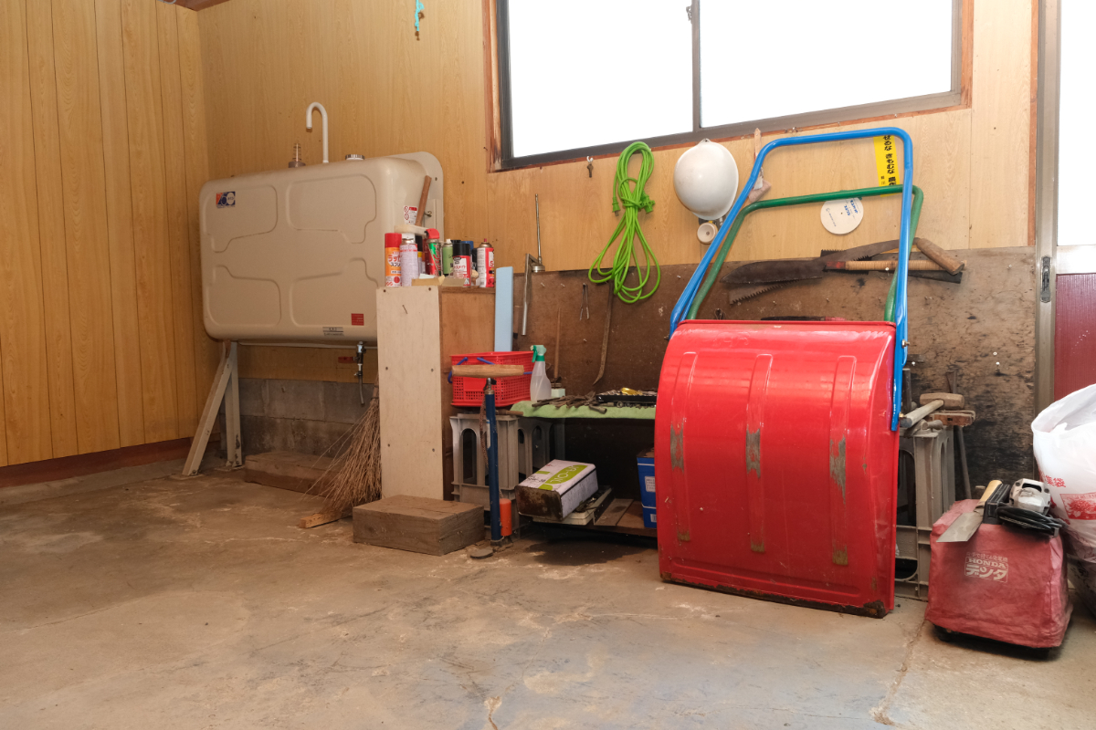Wood house on a large plot in Yamagata