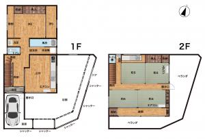 Floor plan for 1960s house near the coast in Makurazaki
