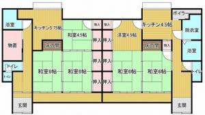 Floor plan for Wood house in Niigata