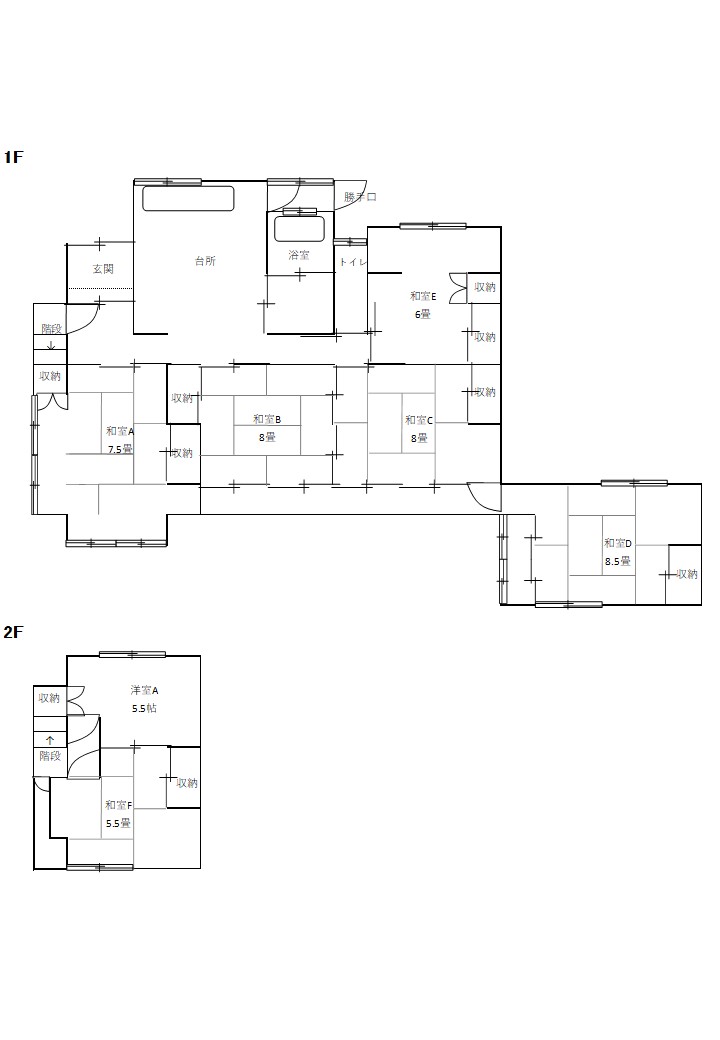 Floor plan for Empty home in Japan
