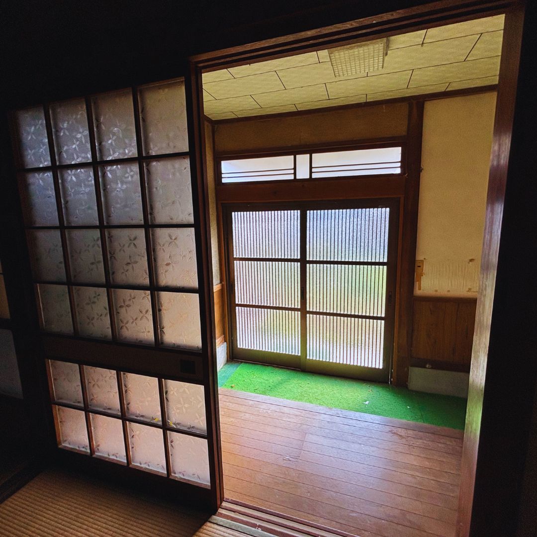 1970s wood house with outbuildings in Miyazaki