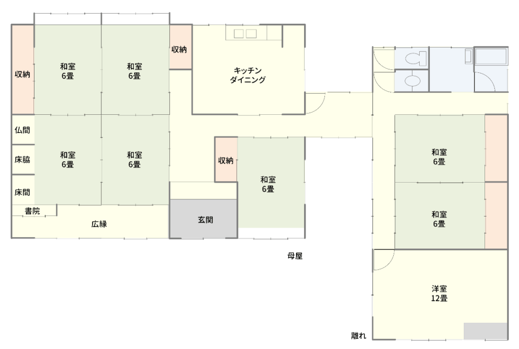 Floor plan for Wood house in Nara
