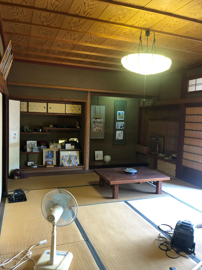 1980s wood house with outbuildings in Miyama, Nantan
