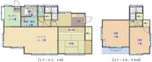 Floor plan for Empty home in Japan