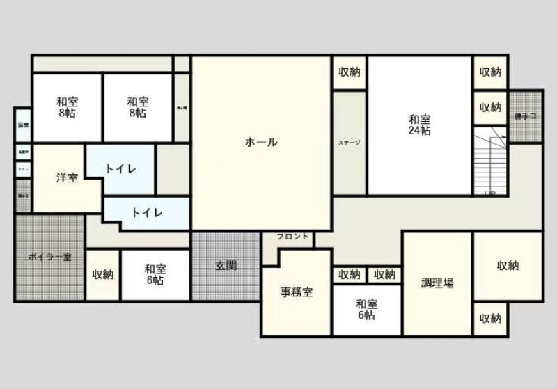 1970s concrete house on a large plot in Tottori