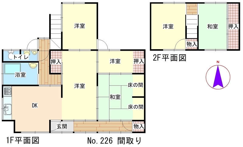 Floor plan for Empty home in Japan