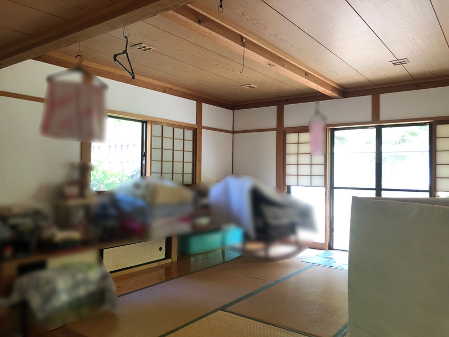 2000s wood house on a large plot in Miyama, Nantan