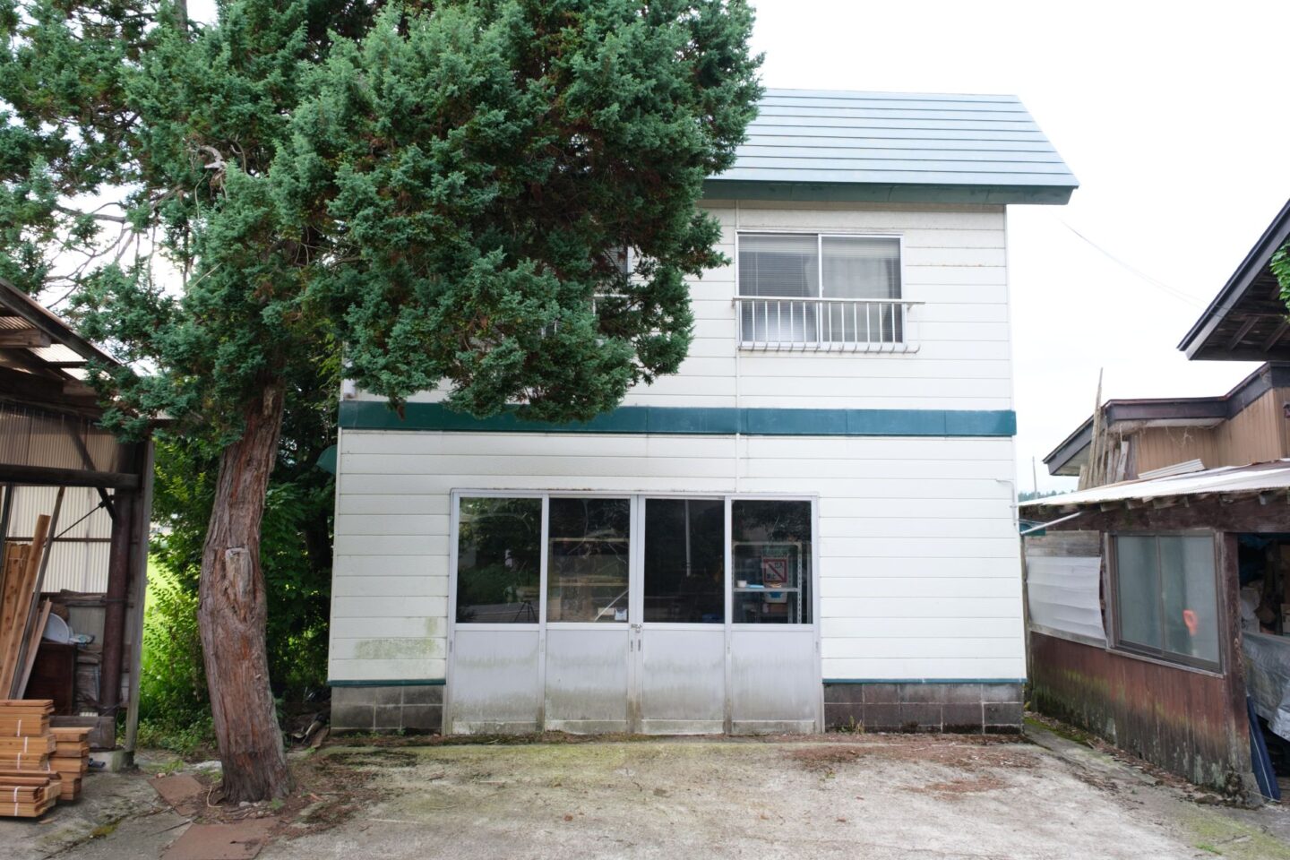 Floor plan for Wood house on a large plot in Yamagata