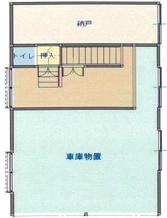 Floor plan for 1950s wood house in Takaono, Izumi, farmland, approval needed