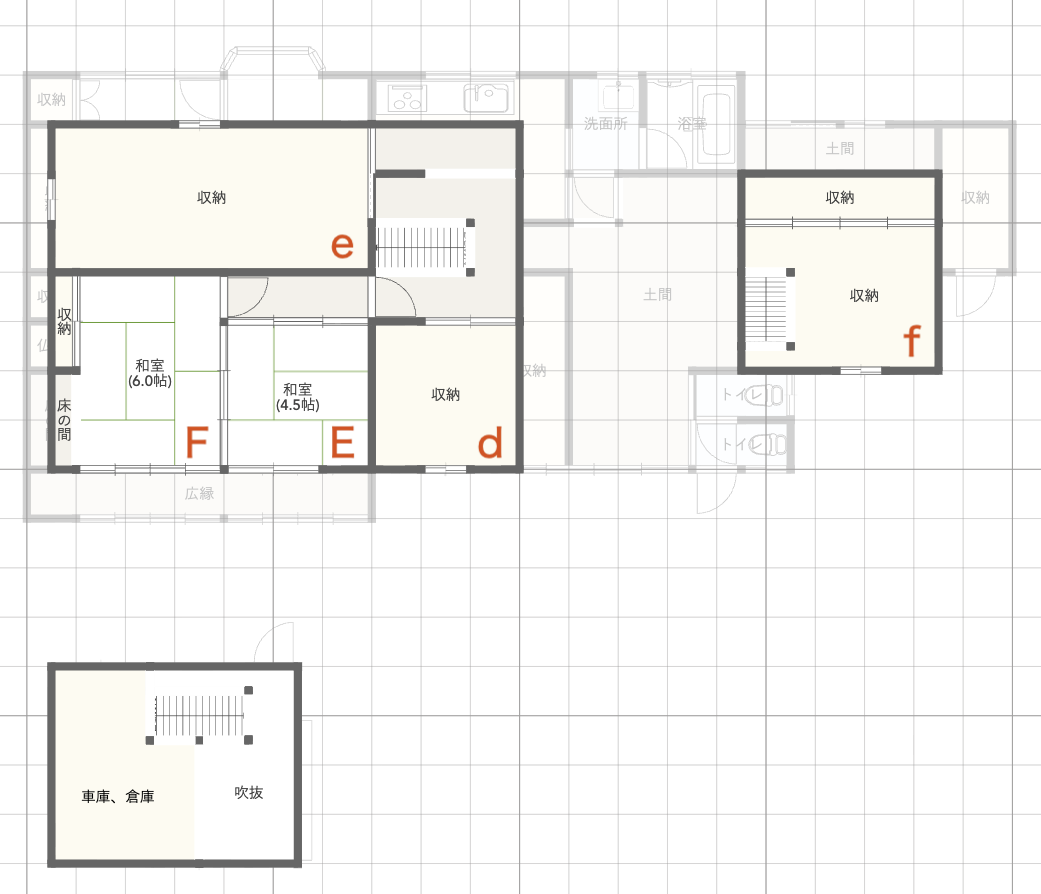 Floor plan for Wood house in Ine, Kyoto, farmland, approval needed