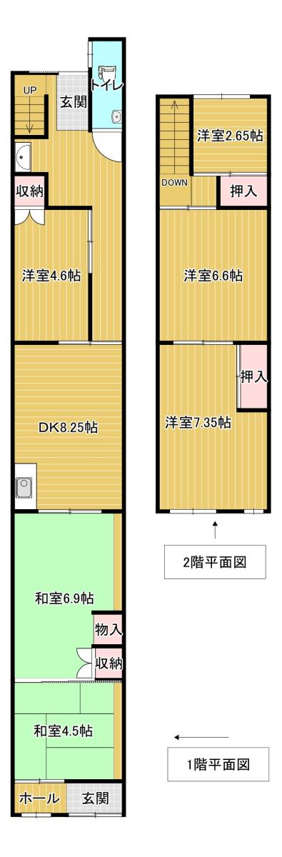 Floor plan for Wood house, 14-min walk to station, Miyazu, Kyoto