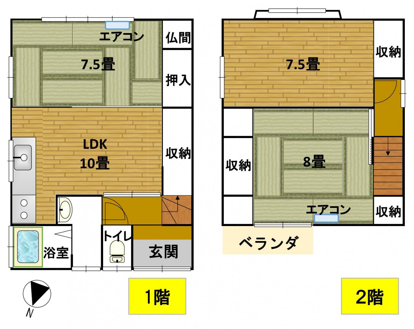 Floor plan for Empty home in Japan
