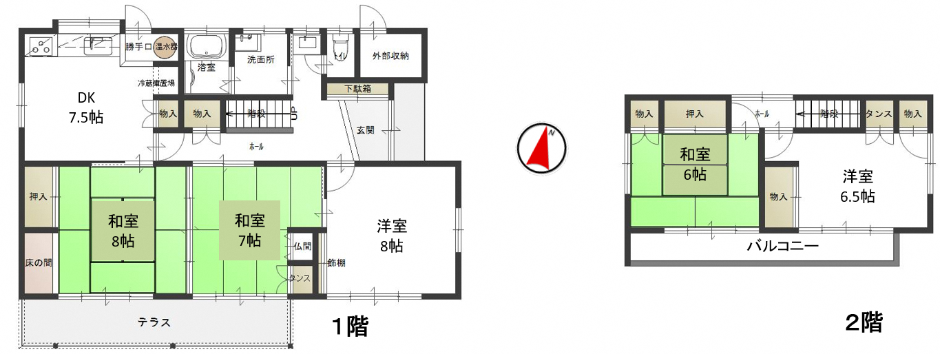 Floor plan for Empty home in Japan