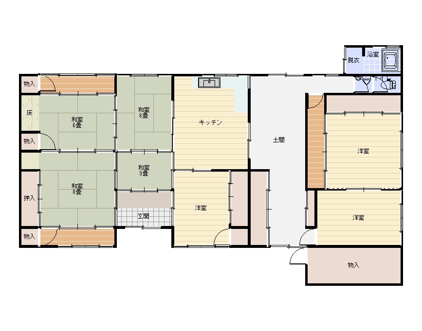 1950s wood house on a large plot in Mie
