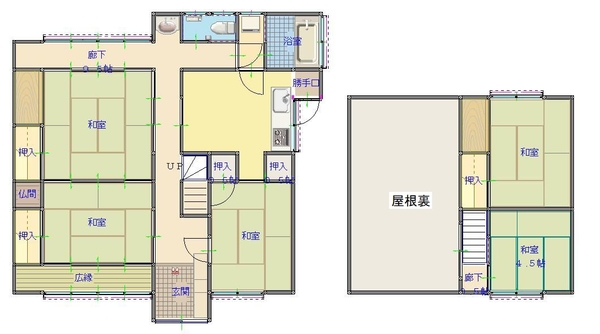 1970s wood house, 17-min walk to station, Shimane