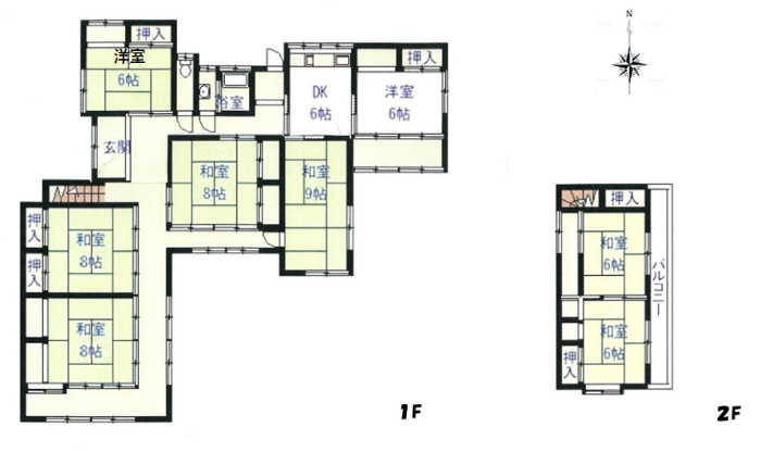 Floor plan for House 115 (Fukuoka Ward)